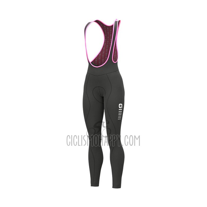 ALE Cycling Jersey Bib Tight 2021 Women Long Sleeve Purple