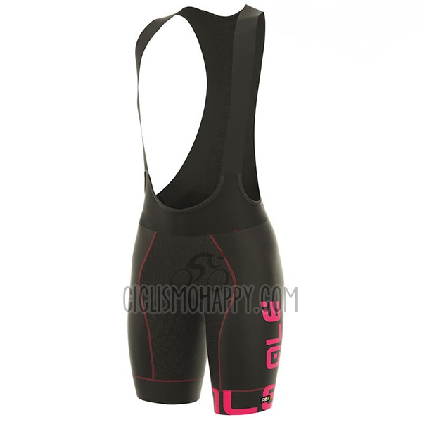 ALE Excel Riviera Cycling Jersey Bib Short 2017 Women Short Sleeve Blue and Pink