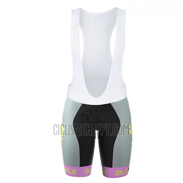 ALE Graphics Prr Bermuda Cycling Jersey Bib Short 2017 Women Short Sleeve Gray