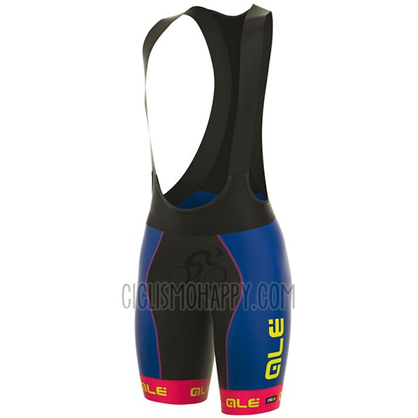 ALE Graphics Prr Bermuda Cycling Jersey Bib Short 2017 Women Short Sleeve Pink and Blue