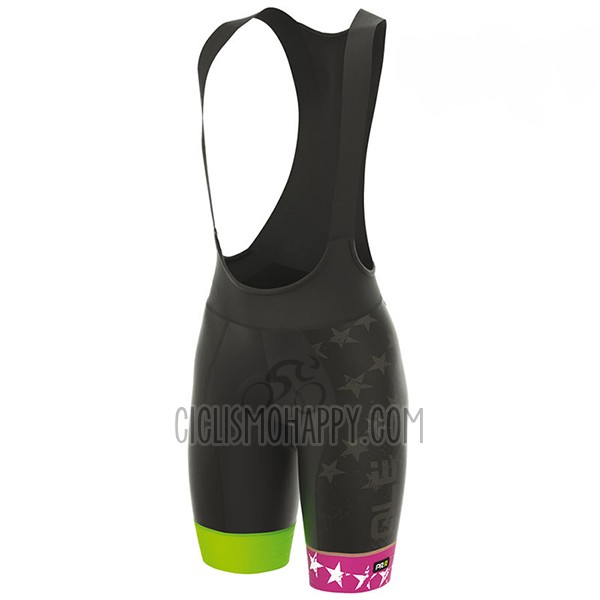 ALE Graphics Prr Star Cycling Jersey Bib Short 2017 Women Short Sleeve Green