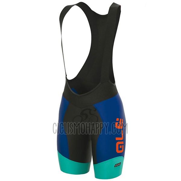 ALE R-ev1 Master Cycling Jersey Bib Short 2017 Women Short Sleeve Black and Light Blue