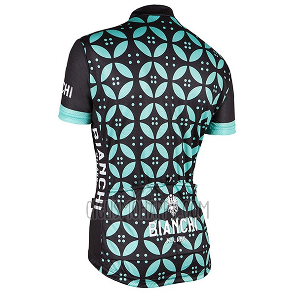 Bianchi Cycling Jersey Bib Short 2017 Women Short Sleeve Green