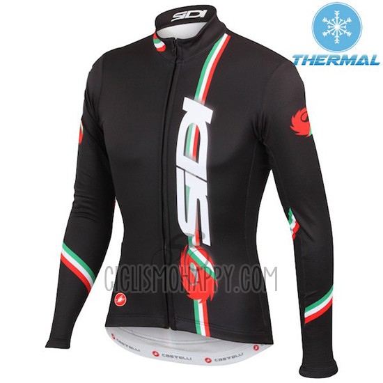 Castelli Cycling Jersey Bib Tight 2016 Women Long Sleeve Deep Black