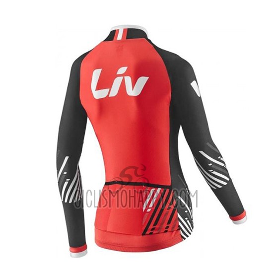 Liv Cycling Jersey Bib Short 2017 Women Short Sleeve Red