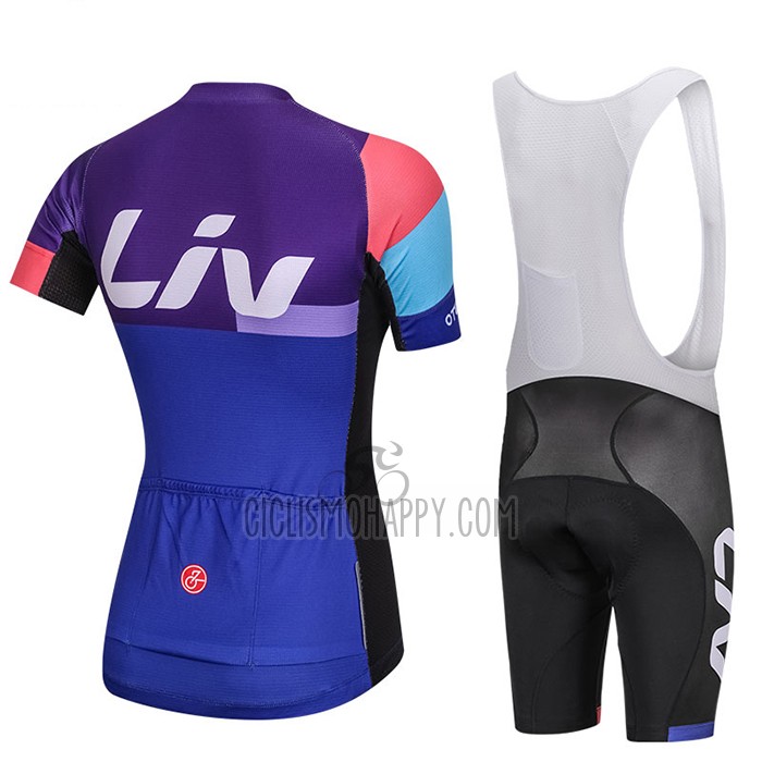 Liv Cycling Jersey Bib Short 2018 Women Short Sleeve Fuchsia