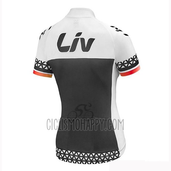 Liv Cycling Jersey Bib Short 2019 Women Short Sleeve Black White