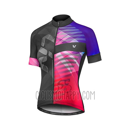 Liv Cycling Jersey Bib Short 2019 Women Short Sleeve Purple Red Black