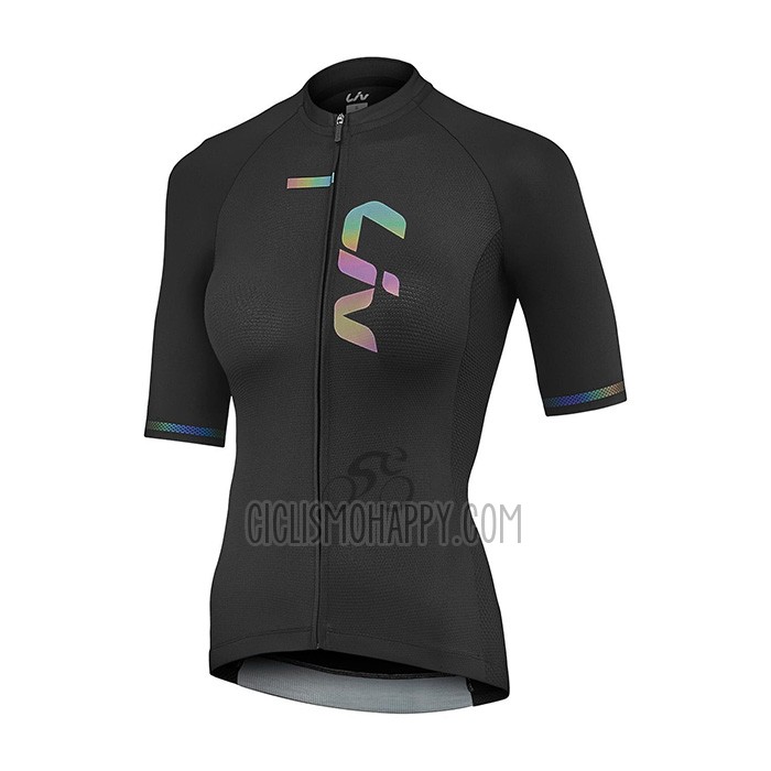 Liv Cycling Jersey Bib Short 2021 Women Short Sleeve Black