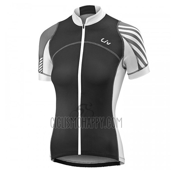 Liv Pro Cycling Jersey Bib Short 2017 Women Short Sleeve Black