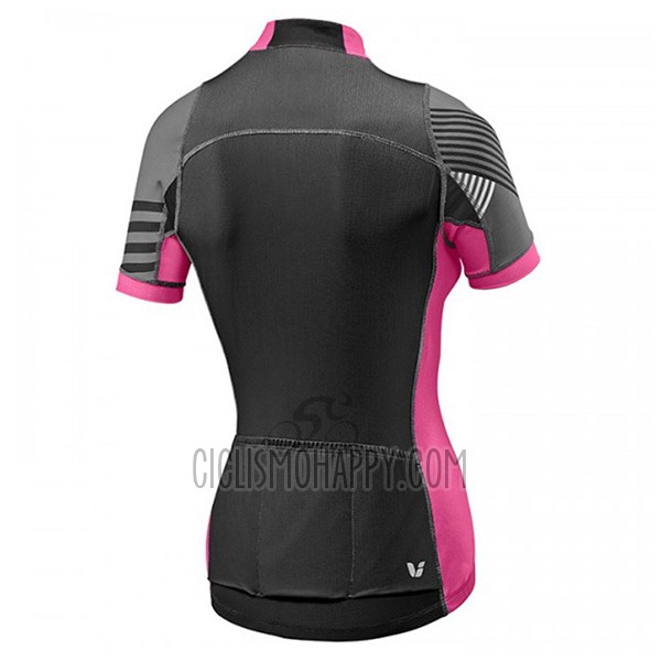 Liv Pro Cycling Jersey Bib Short 2017 Women Short Sleeve Black and Red