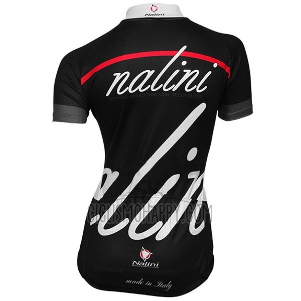 Nalini Classic Cycling Jersey Bib Short 2017 Women Short Sleeve Black