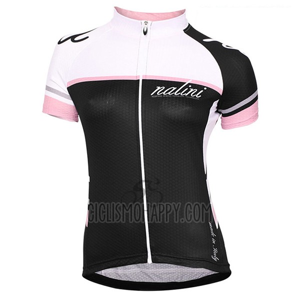Nalini Cycling Jersey Bib Short 2017 Women Short Sleeve White and Black