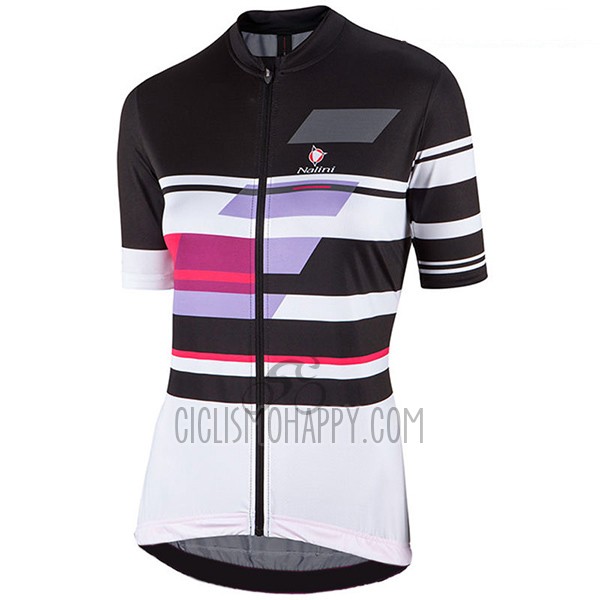 Nalini Dolomiti Cycling Jersey Bib Short 2017 Women Short Sleeve Black