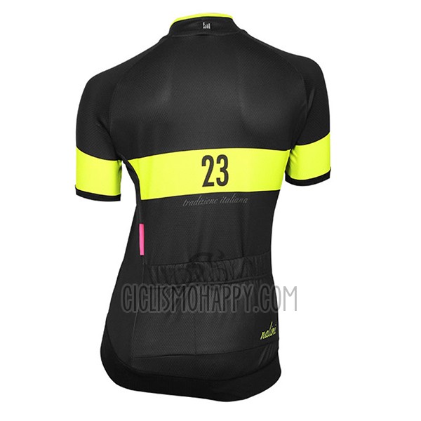 Nalini Nemina Cycling Jersey Bib Short 2017 Women Short Sleeve Black