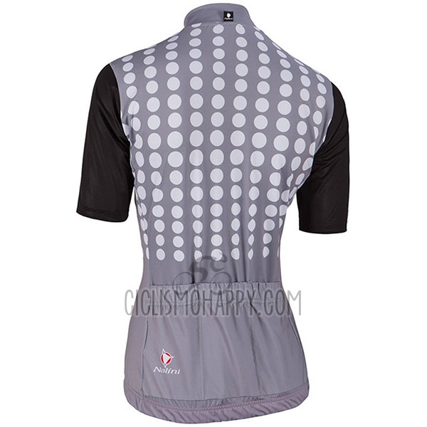Nalini Optical Cycling Jersey Bib Short 2017 Women Short Sleeve Black and Gray