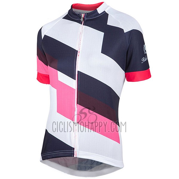 Nalini Stripe Cycling Jersey Bib Short 2017 Women Short Sleeve Pink and Black