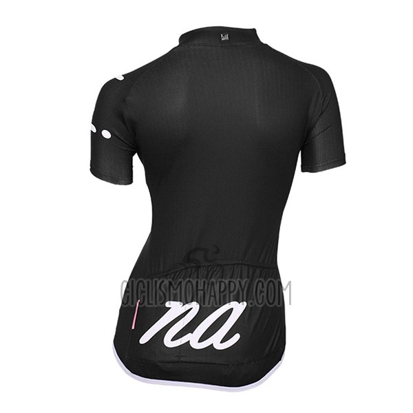 Nalini Wave Cycling Jersey Bib Short 2017 Women Short Sleeve Deep Black