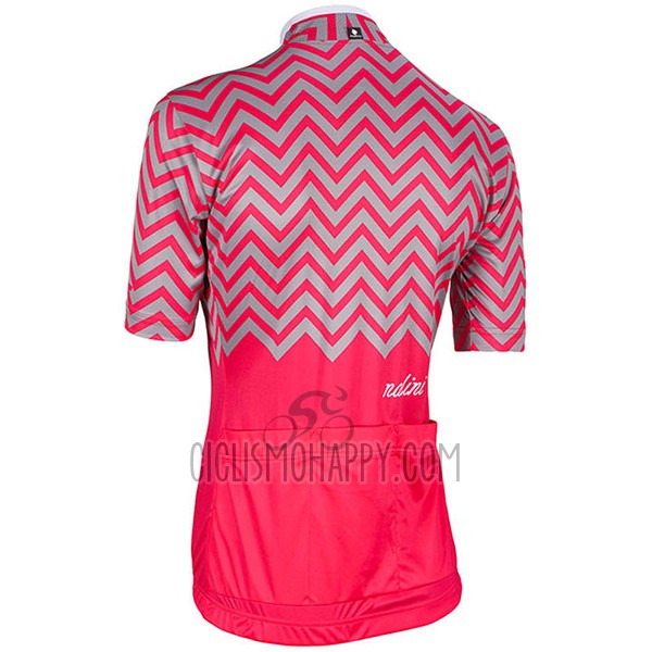 Nalini Wave Cycling Jersey Bib Short 2017 Women Short Sleeve Red