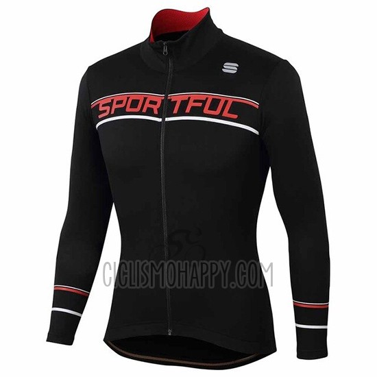 Sportful Cycling Jersey Bib Tight 2020 Women Long Sleeve Black Red