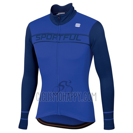Sportful Cycling Jersey Bib Tight 2020 Women Long Sleeve Blue