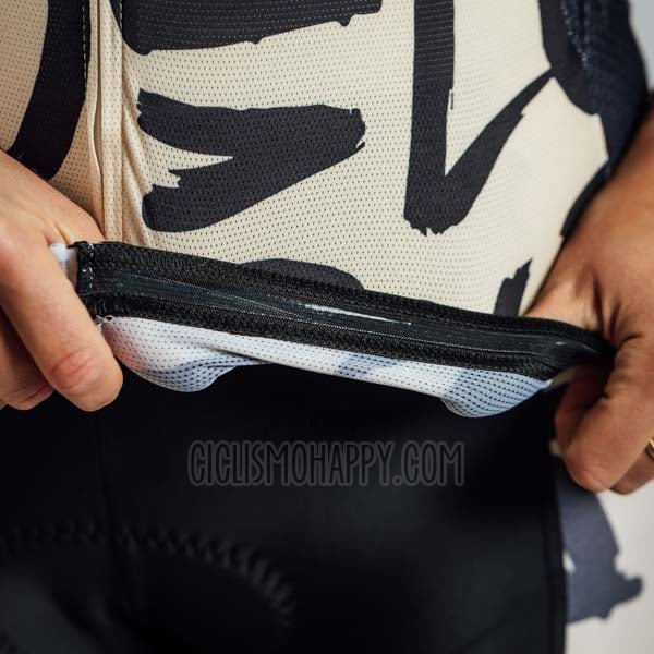 Steep Cycling Jersey Bib Short 2023 Women Short Sleeve Black Red
