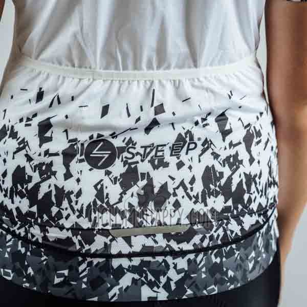 Steep Cycling Jersey Bib Short 2023 Women Short Sleeve Black White