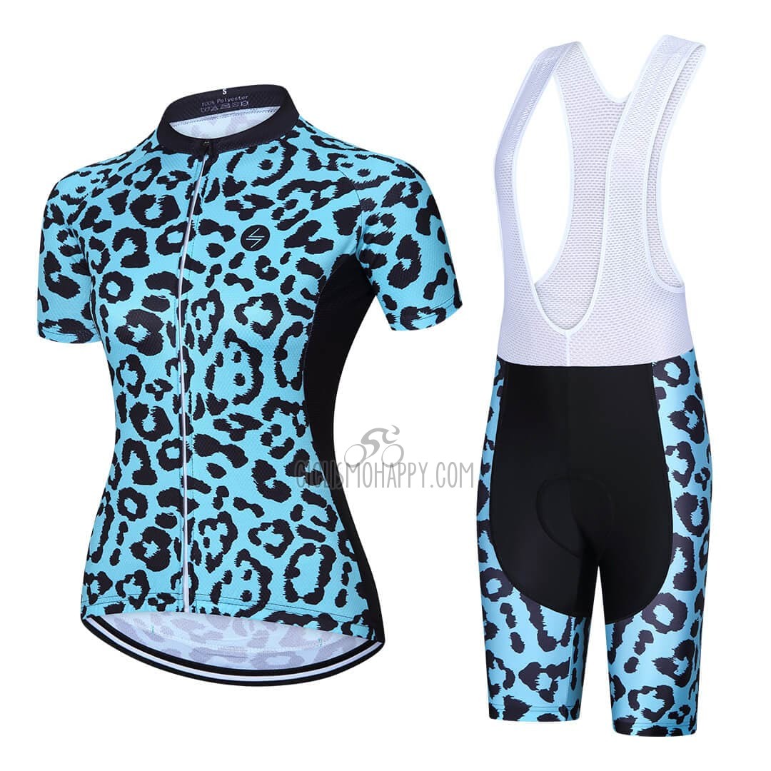 Steep Cycling Jersey Bib Short 2023 Women Short Sleeve Green Black