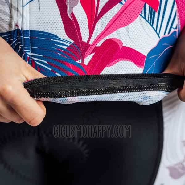 Steep Cycling Jersey Bib Short 2023 Women Short Sleeve Pink Black