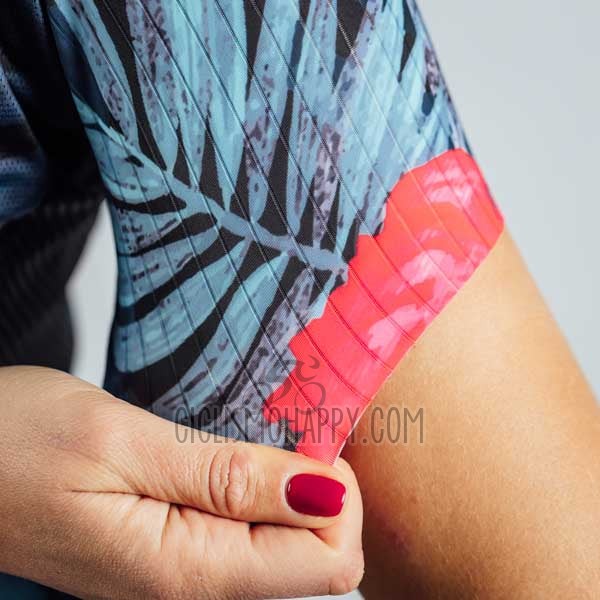 Steep Cycling Jersey Bib Short 2023 Women Short Sleeve pink Black